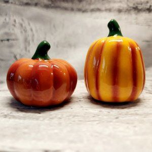 Halloween Thanksgiving Pumpkin Salt and Pepper Shakers Fall Party New Autumn